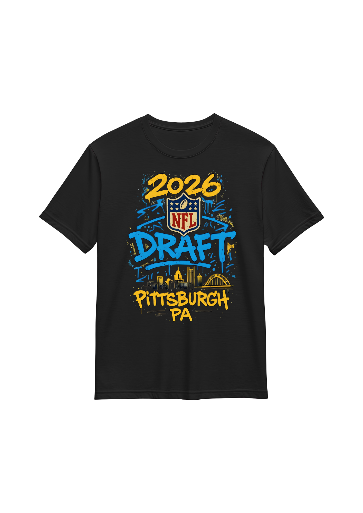 Black Nfl 2026 Draft T-Shirt