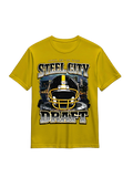 Gold Pittsburgh steel city t-shirt