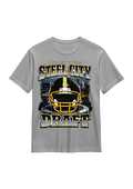 Grey Pittsburgh steel city t-shirt
