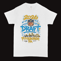 White Nfl 2026 Nfl draft t-shirt